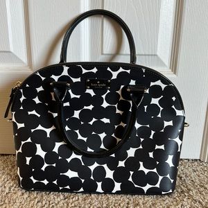 Kate Spade black and white handbag